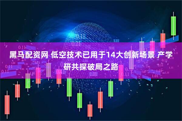黑马配资网 低空技术已用于14大创新场景 产学研共探破局之路