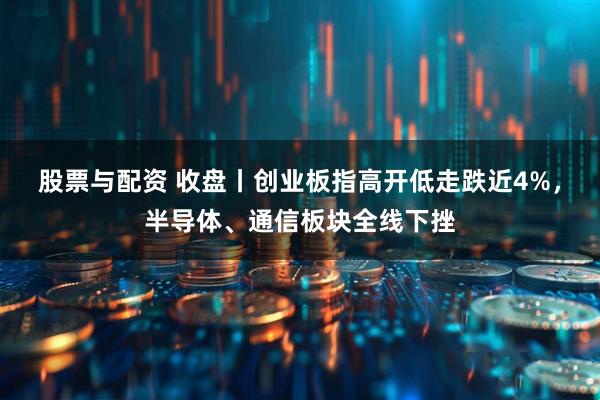 股票与配资 收盘丨创业板指高开低走跌近4%，半导体、通信板块全线下挫